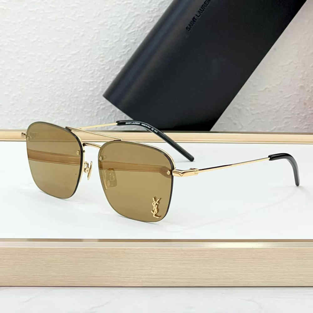 Saint Laurent Brown Luxury Sunglasses
