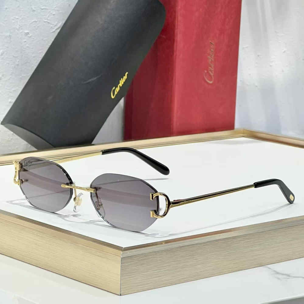 Cartier Grey Luxury Sunglasses