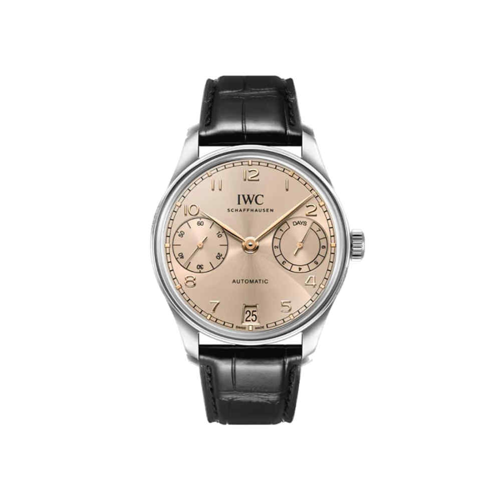 IWC Schaffhausen Portugieser Automatic 42 Gold Dial Watch IW501705