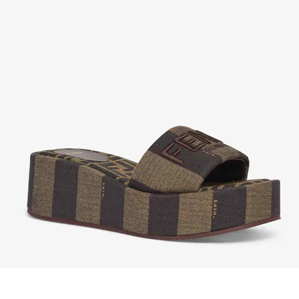 Fendi Sunshine Platform Sandals