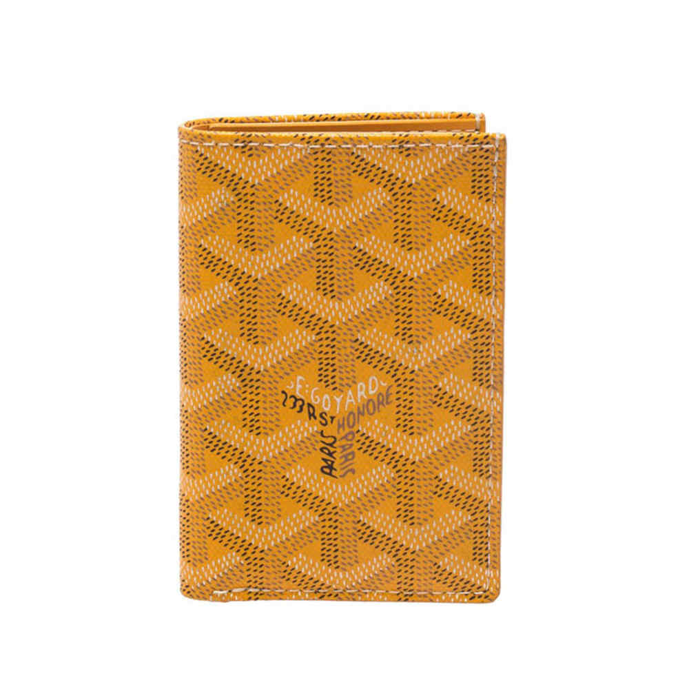 Goyard Saint-Pierre Yellow Pocket Organiser Wallet