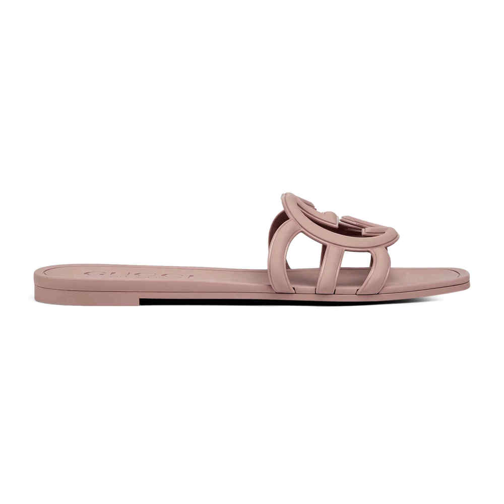 Gucci Beige Women's Interlocking G slide sandal