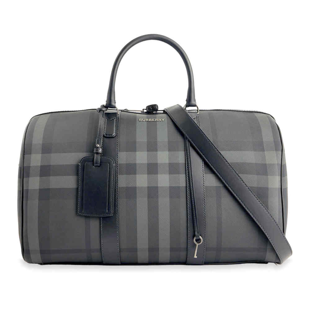 Burberry Boston Black Duffle Bag