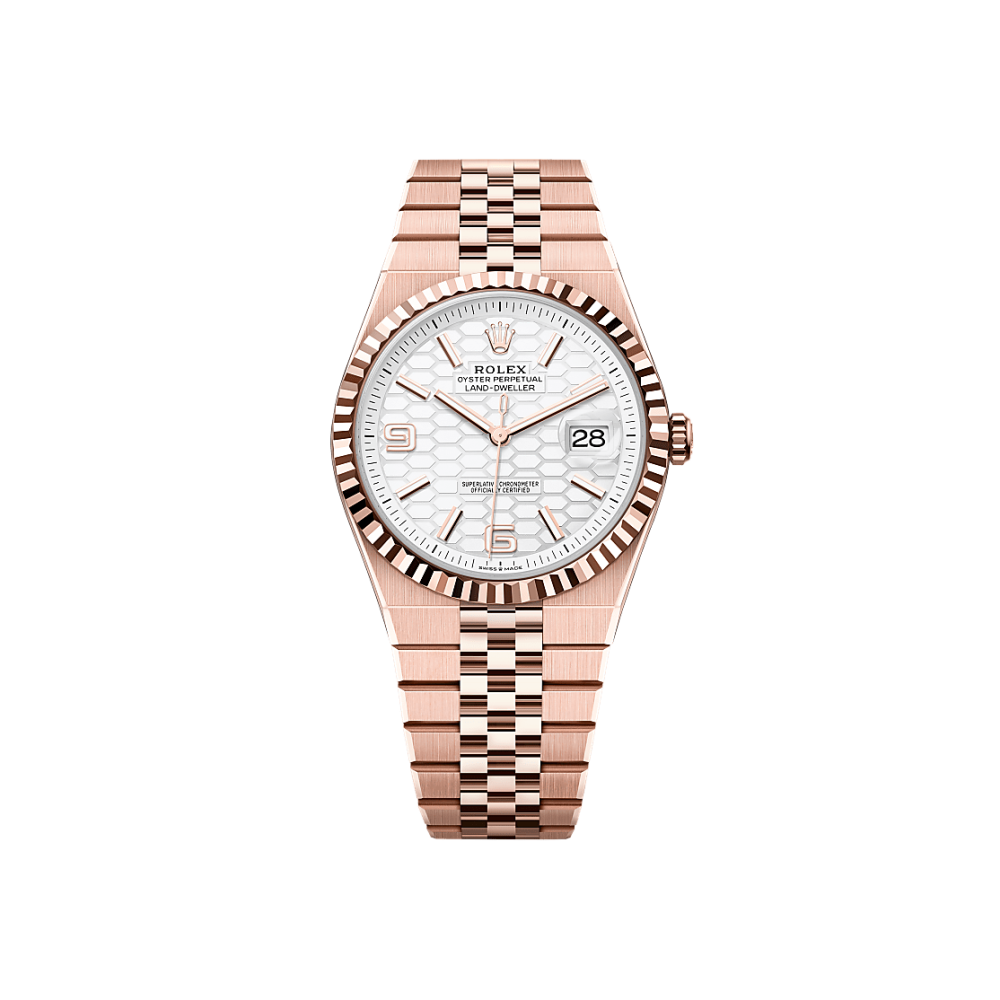 Rolex Land-Dweller Oyster, 40 mm, Everose gold M127335-0001