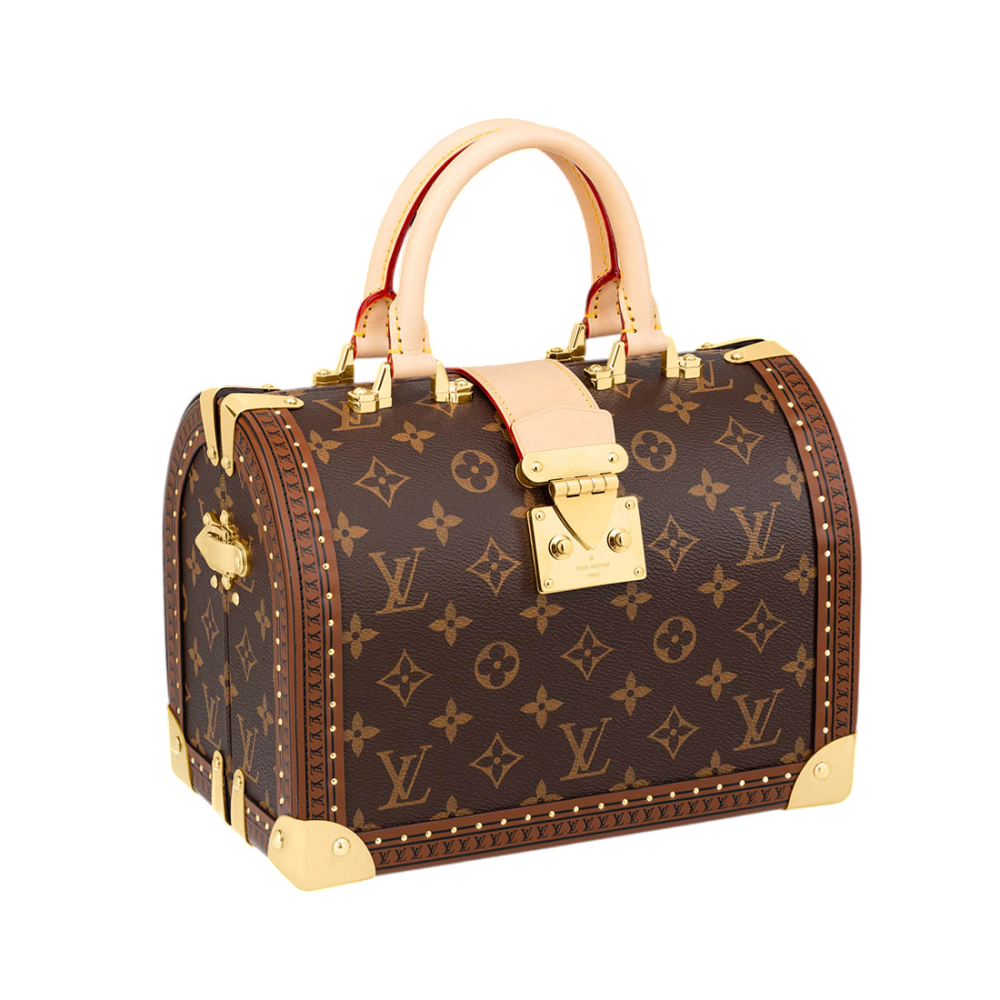 Louis Vuitton Trunk Padlock Brown Handbag