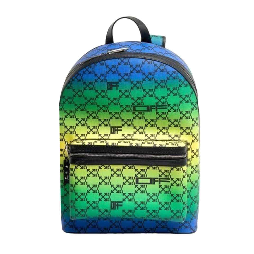Off White Green/Yellow Premium Explorer Messenger Bag