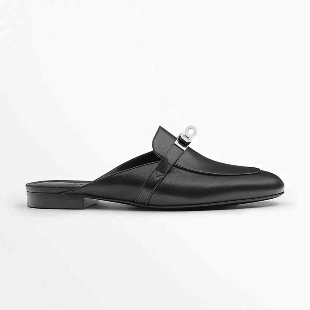 Hermès Oz Black Sandal