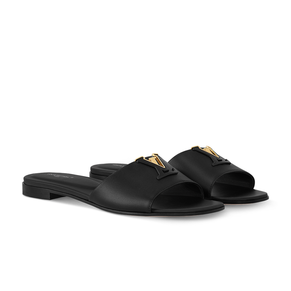 Louis Vuitton LV Mare Black Flat Sandals