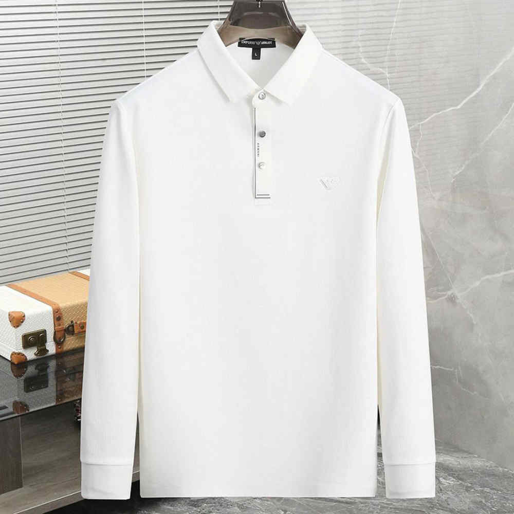 Emporio Armani White Cotton T-Shirt