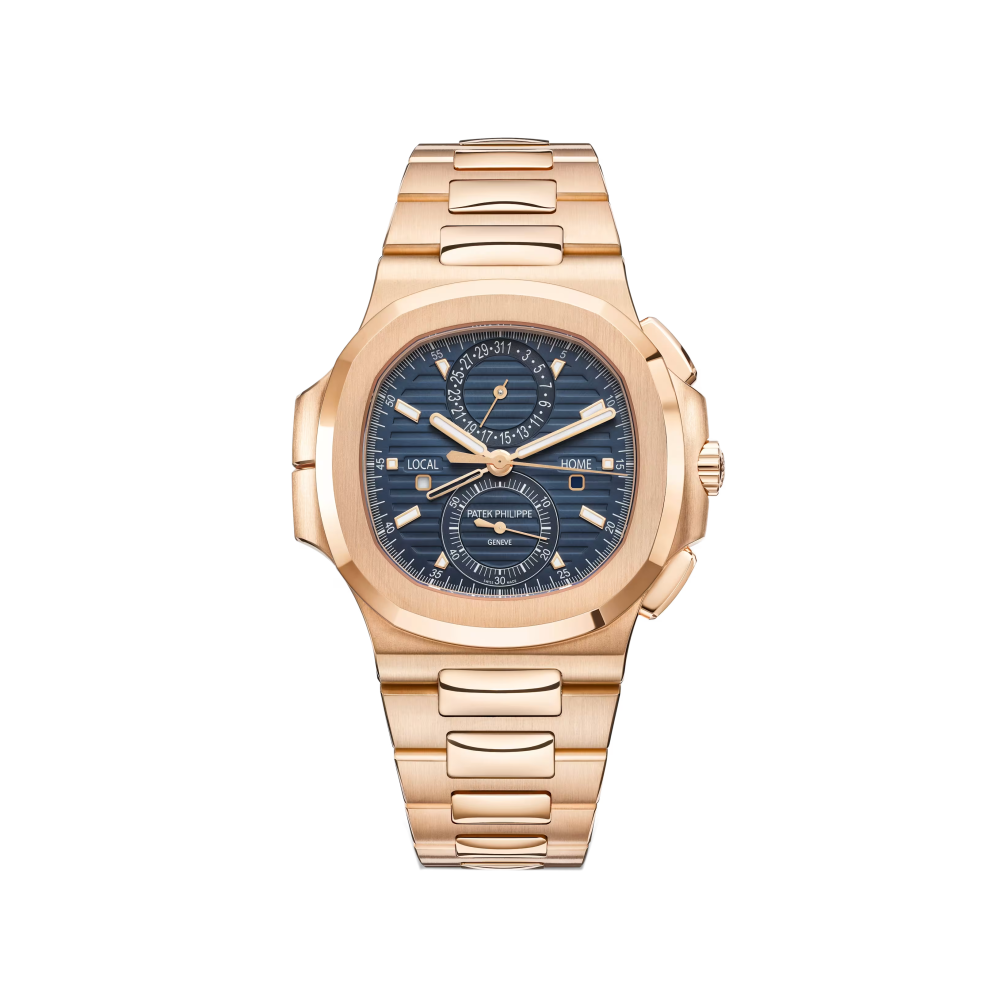 Patek Philippe Nautilus Travel Time Automatic Blue Dial Watch 5990/1R-001