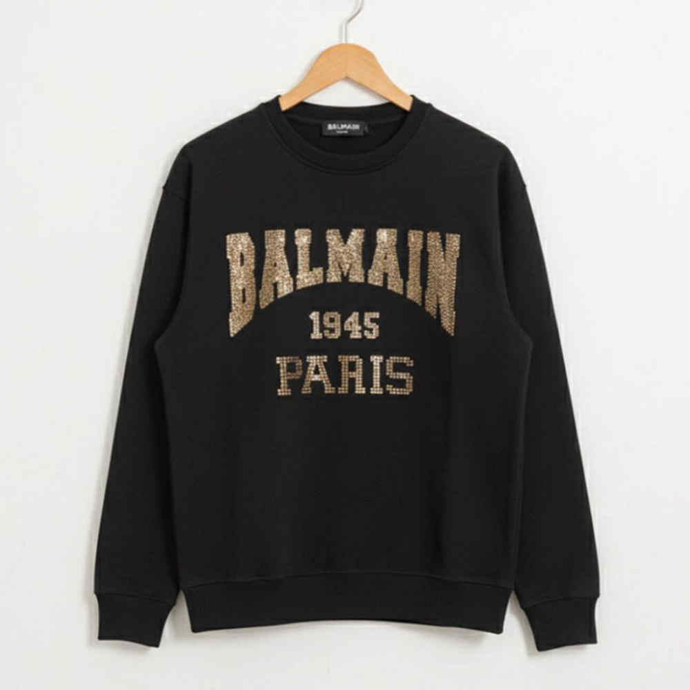 Balmain Black Premium Quality Sweatshirt