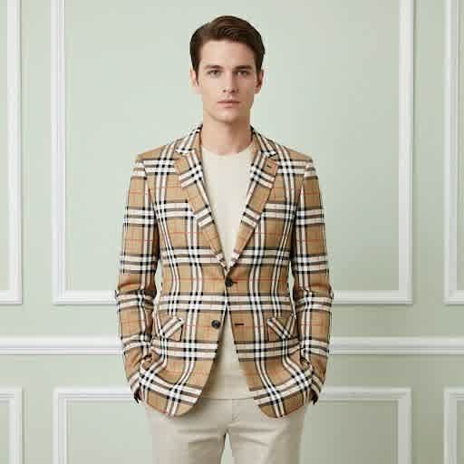 Burberry Imported Brown Premium Quality Blazer
