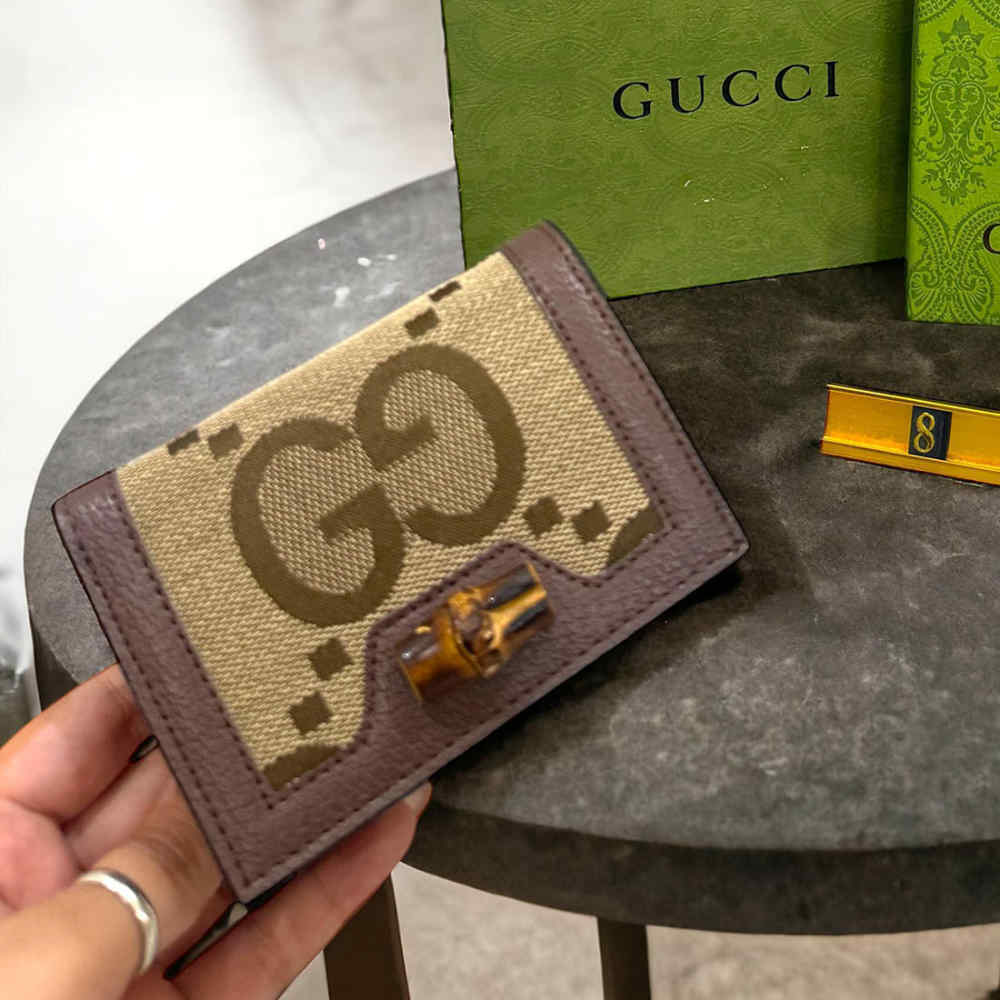Gucci Bi-fold Brown Premium Wallet