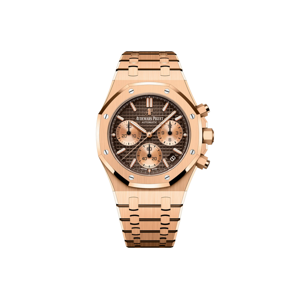 Audemars Piguet Royal Oak Selfwinding Chronograph 41mm Rose Gold Brown Dial 26239OR.OO.1220OR.02