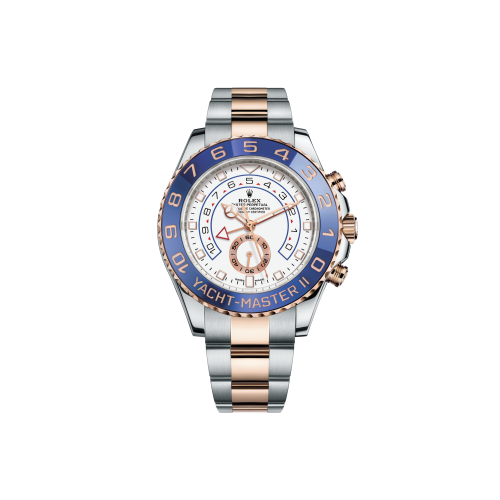 Rolex Yacht-Master II Oystersteel and Everose Gold Men's Watch 116681