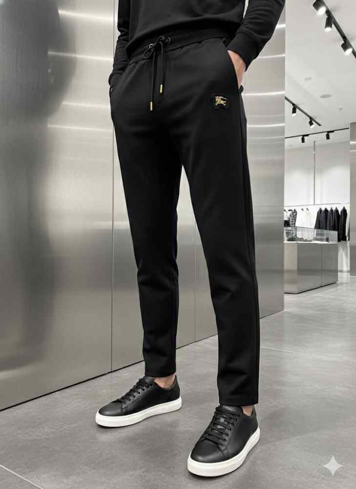 Burberry Black Premium Quality Warm Track Pant