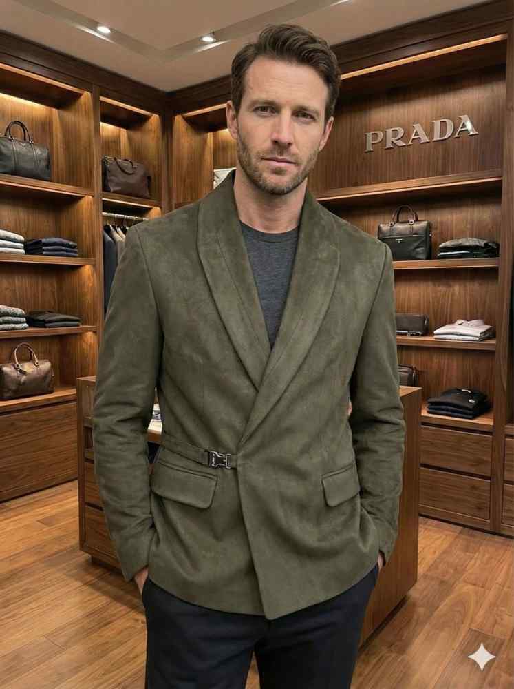 Prada Imported Green Premium Quality Blazer
