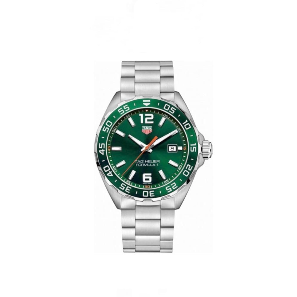 TAG Heuer Formula 1 Quartz Green Dial Watch for Men WAZ1017.BA0842