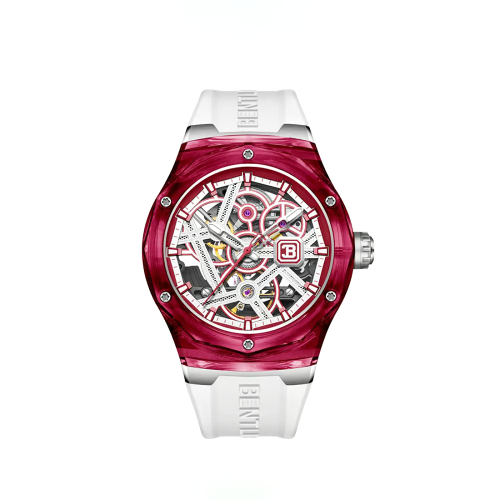 Bentley The Cynosure Collection White Red Watch, model BL-60-81