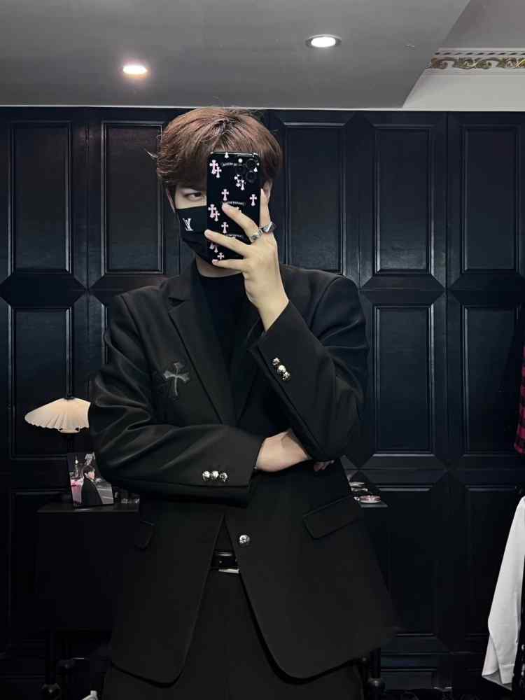 Chrome Hearts Black Premium Quality Blazer