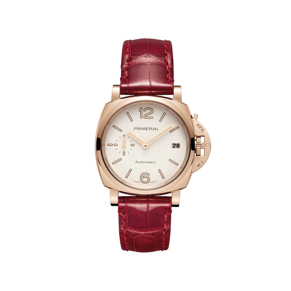 Panerai Luminor Due Goldtech Automatic Oro Rosso Mens Watch PAM01045