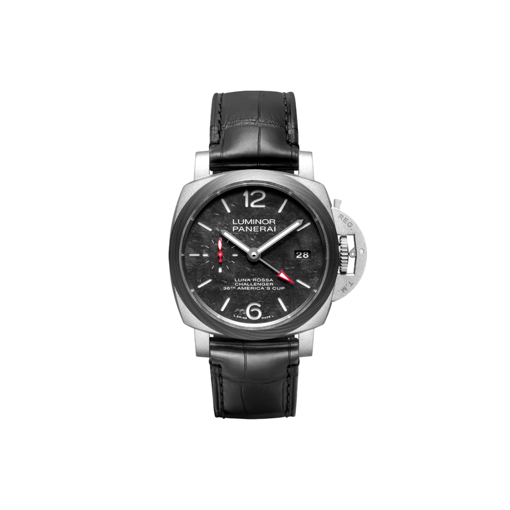 Panerai Luminor Luna Rossa GMT Black Dial Watch PAM01096