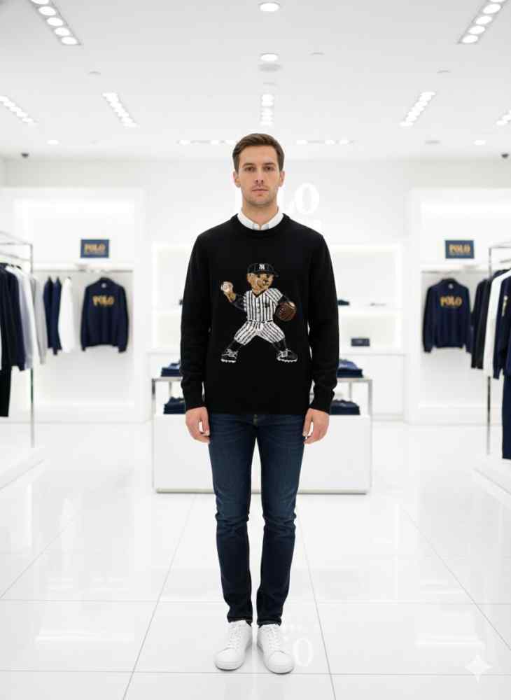 Ralph Lauren Black Premium Quality Sweatshirt