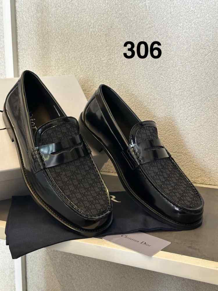 Dior Black Premium Quality Loafers