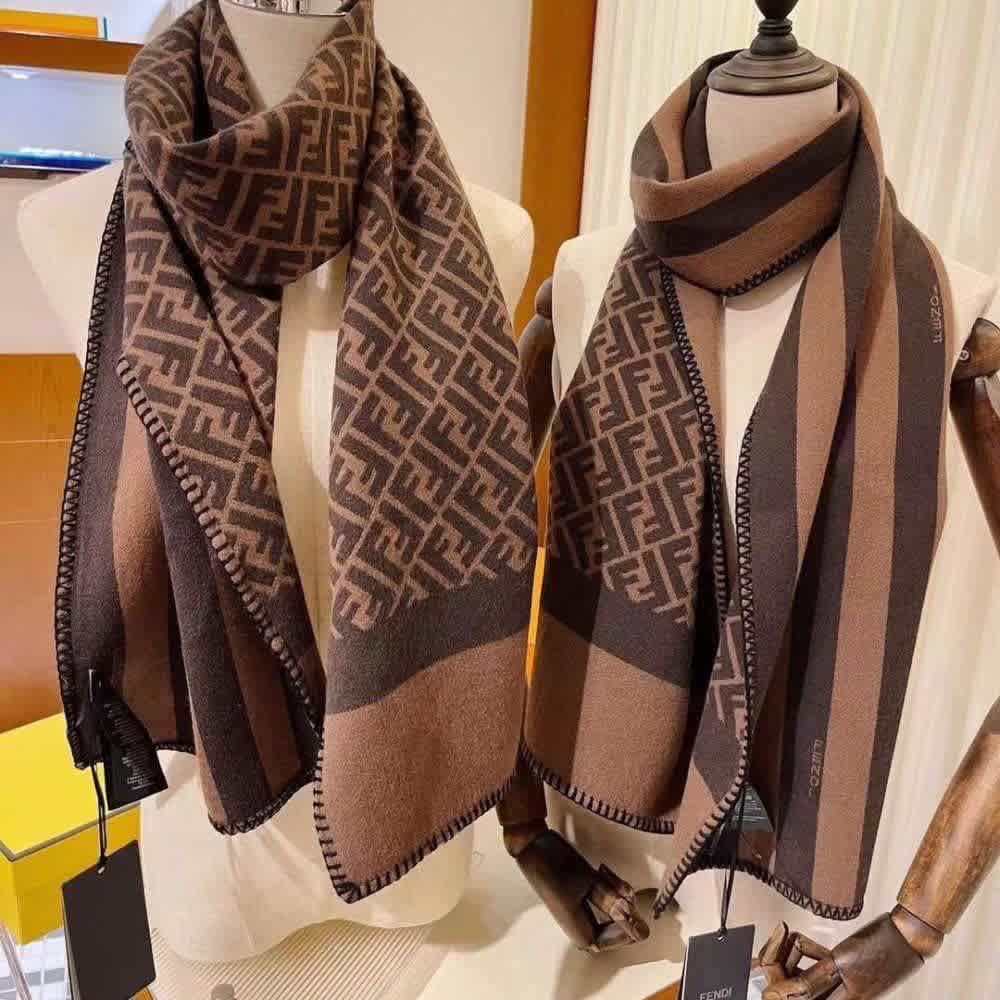 Fendi Brown Premium Quality Stole