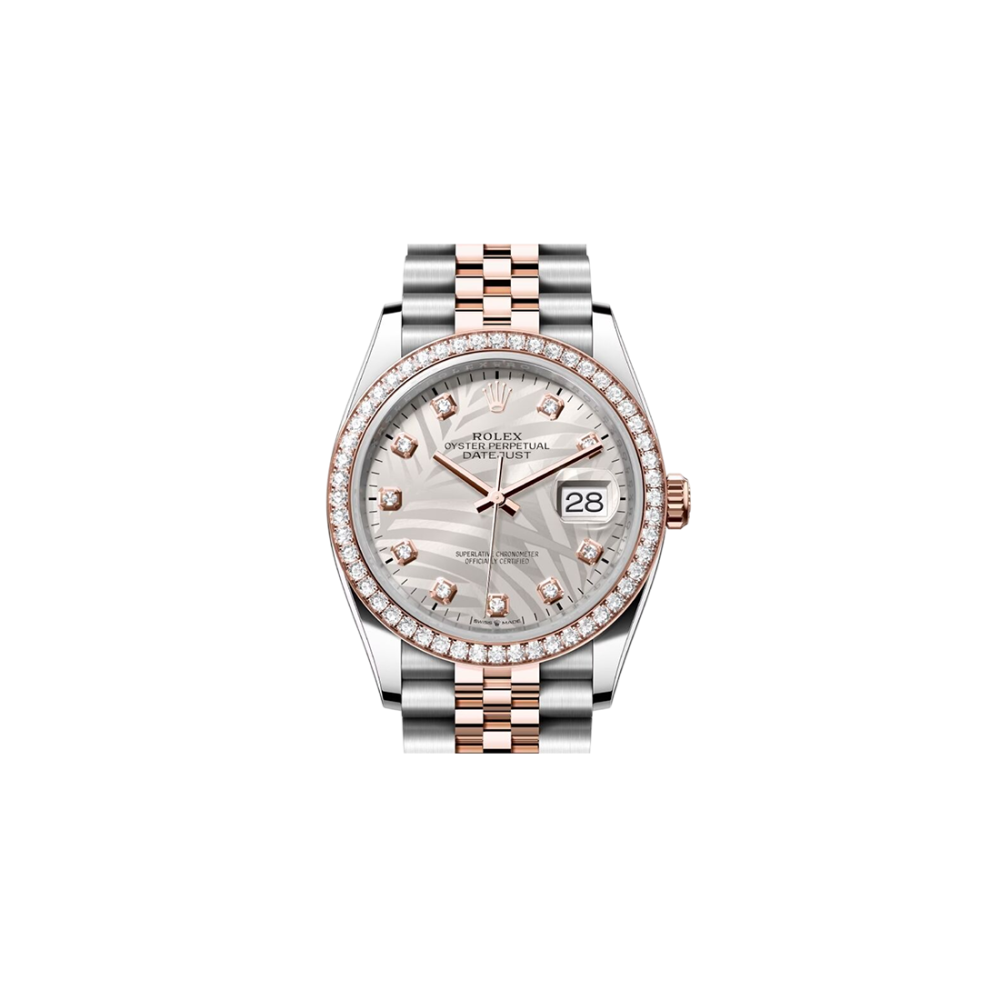 Rolex Datejust Oystersteel, 18ct Everose Gold Jubilee Bracelet Watch 126281RBR