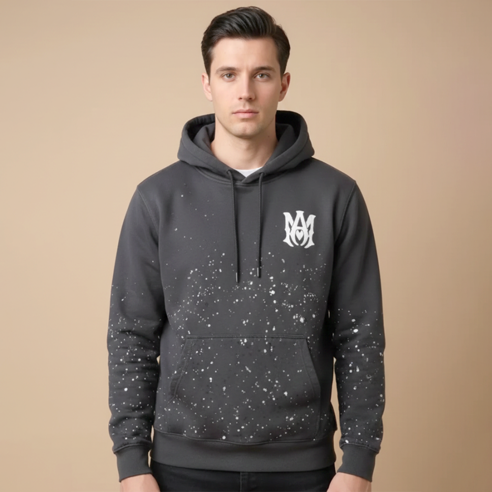 Amiri Dark Grey Premium Quality Hoodie