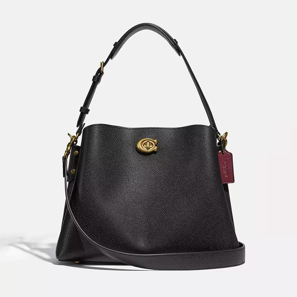 Coach Willow Bucket Laurel Black Bucket Shoulder Bag