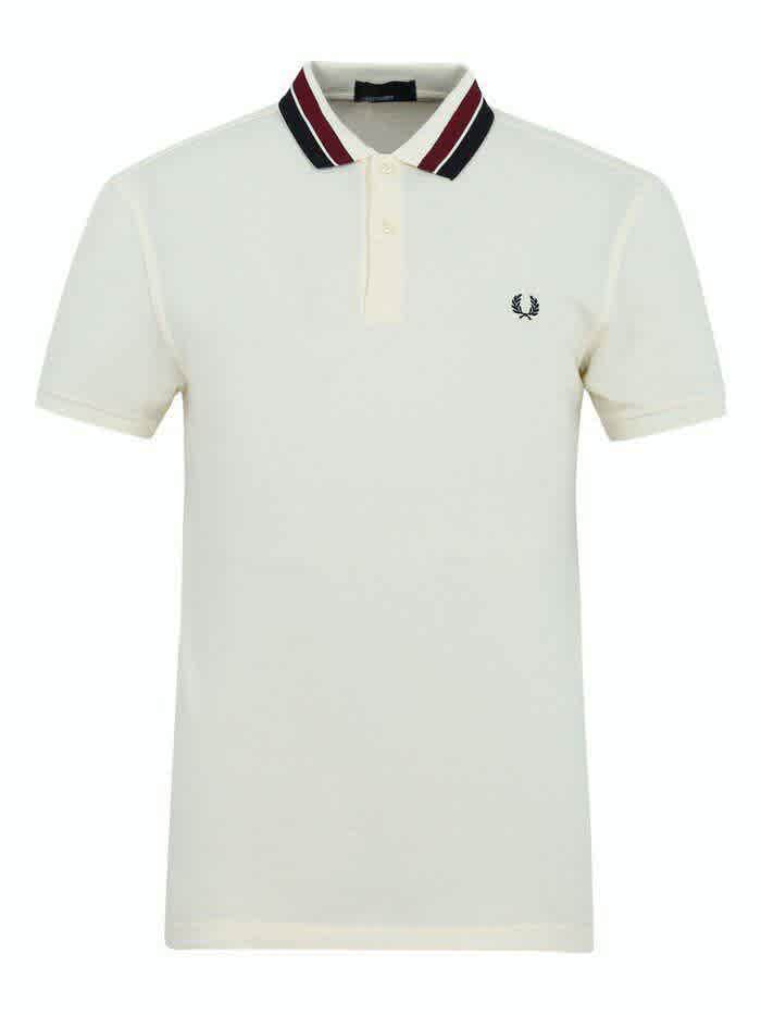 Fred Perry Embroidered logo White Premium T-shirt