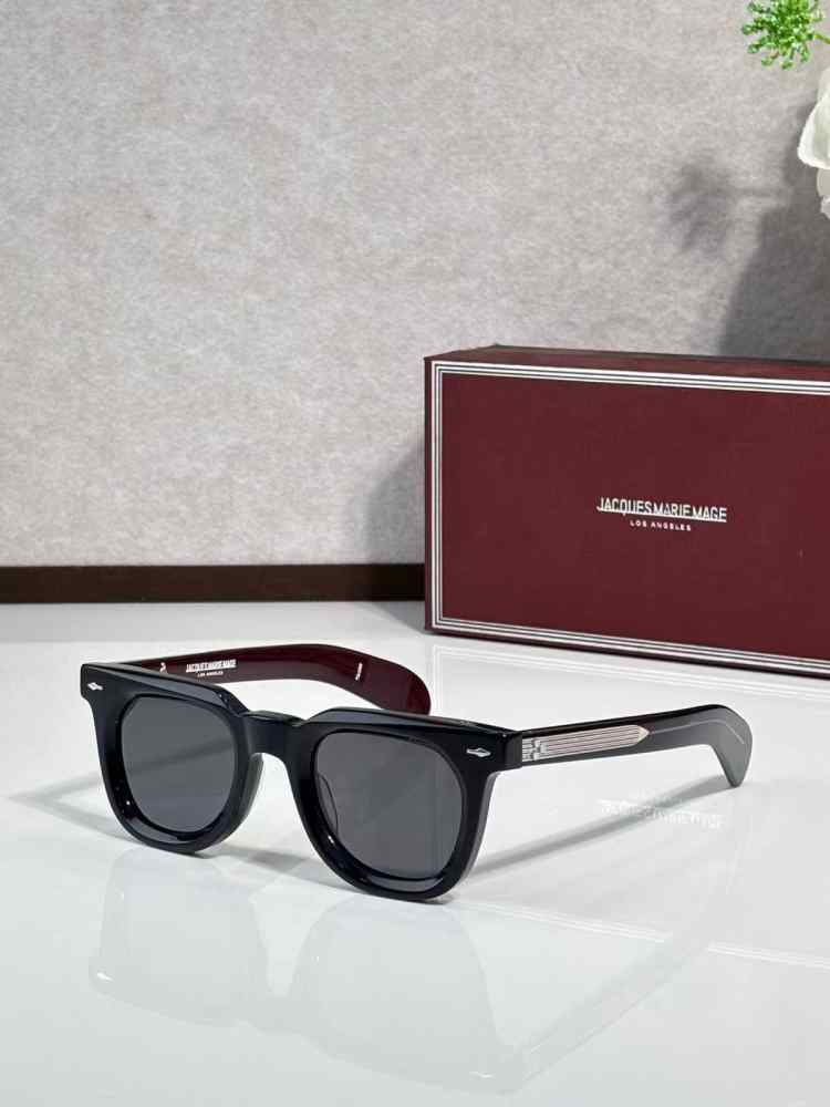 Jacques Marie Mage Black Luxury Sunglasses