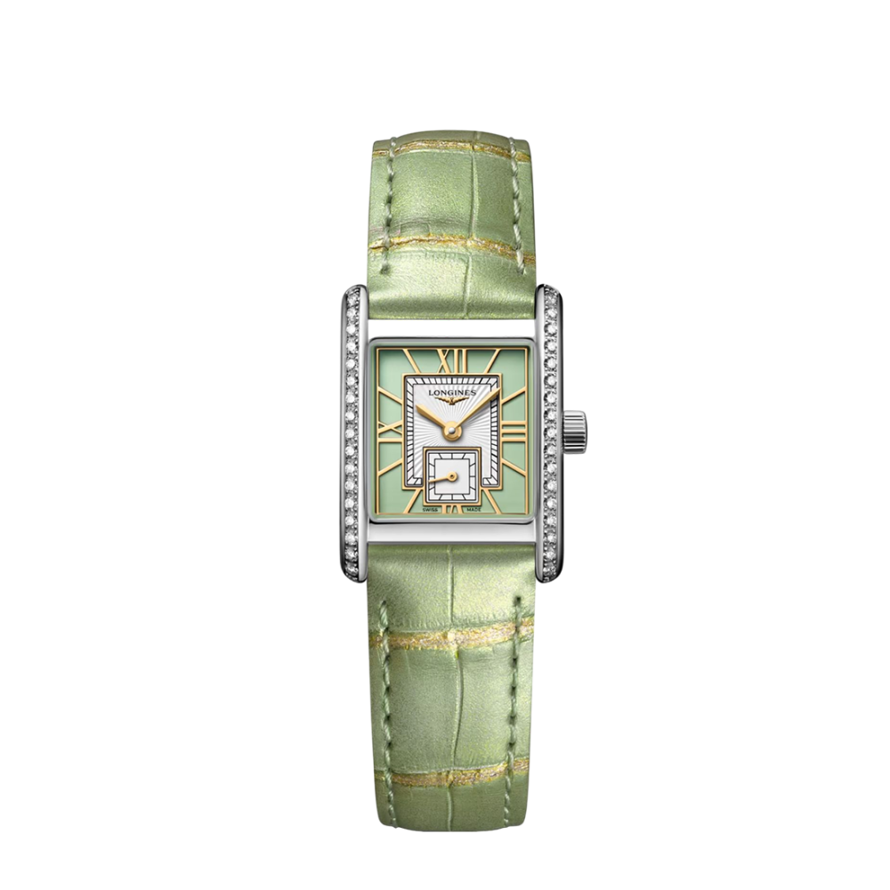Longines Mini DolceVita Mint Green Women Watch L5.200.0.05.2