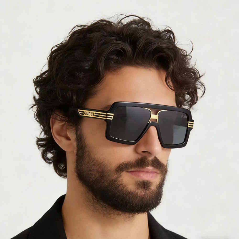 Gucci GG0900S Black Oversize Sunglasses