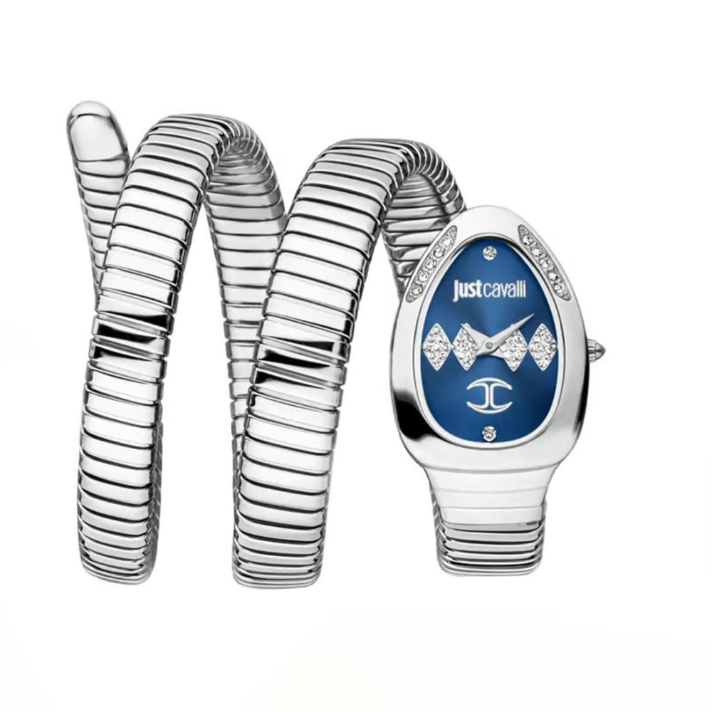 Just Cavalli Vezzoso JC1L230M0025 Blue Dial Watch For Women