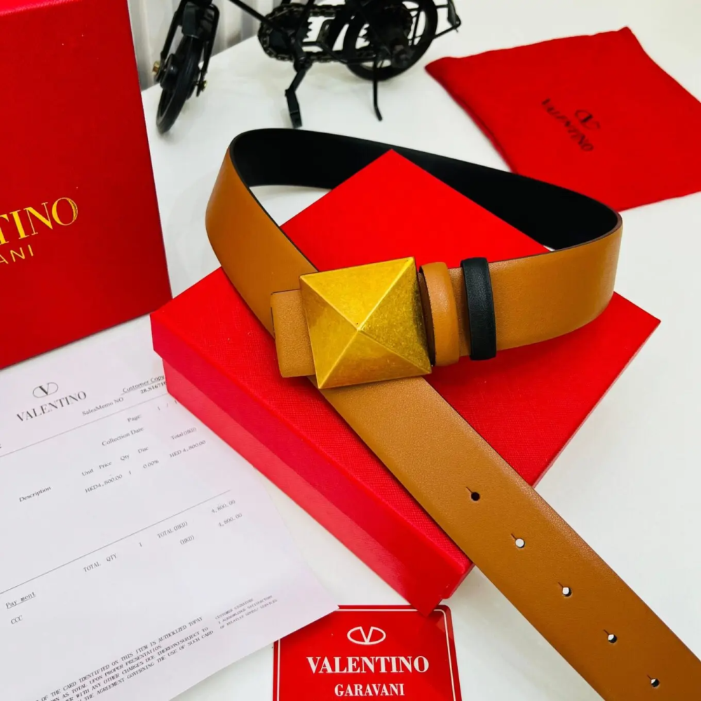 Valentino Brown Premium Quality Belt