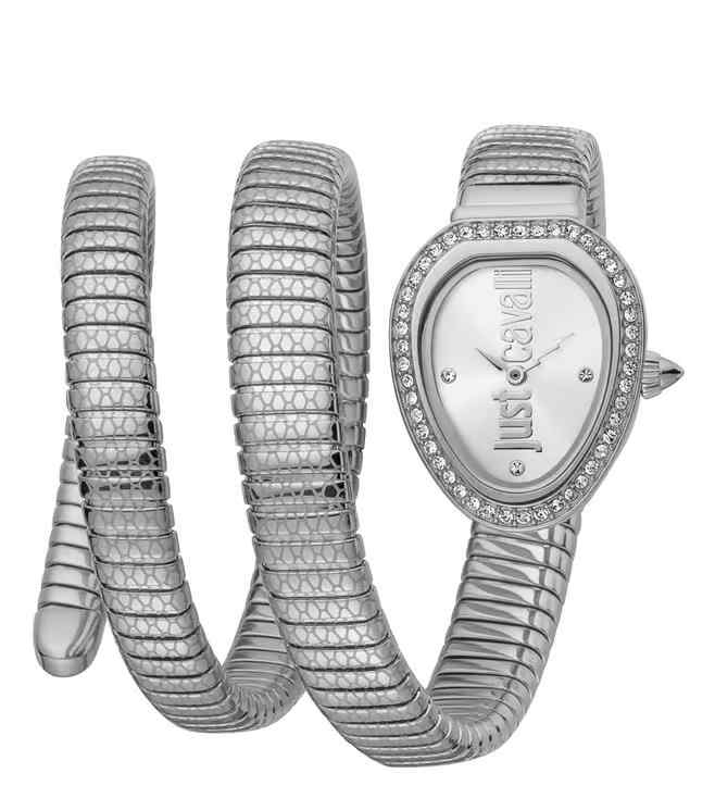 Just Cavalli Silver Analog Watch for Women