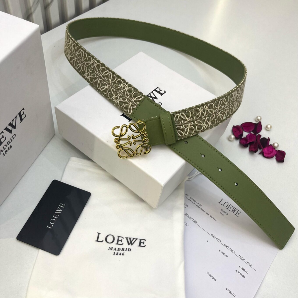 Loewe Anagram Jacquard Belt