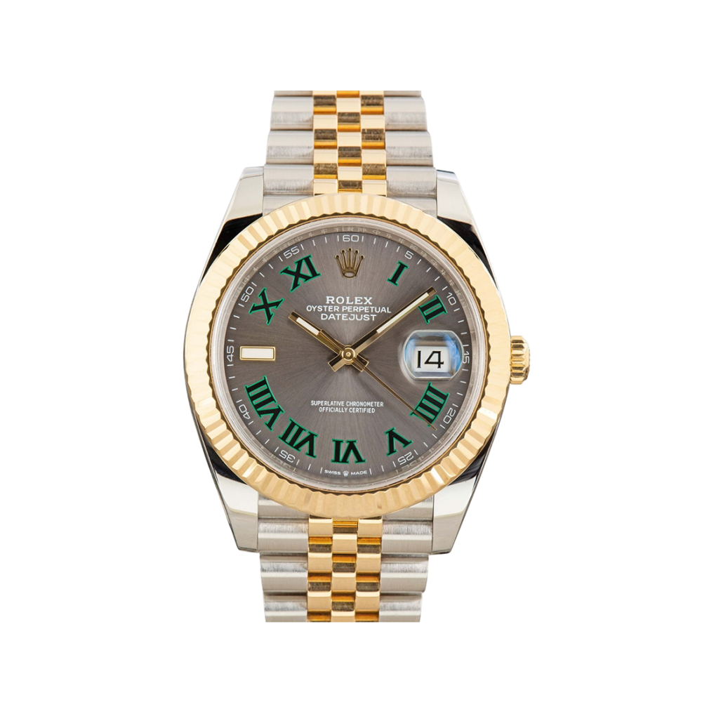 Rolex Datejust 41 126333 Wimbledon Dial Jubilee Bracelet Watch