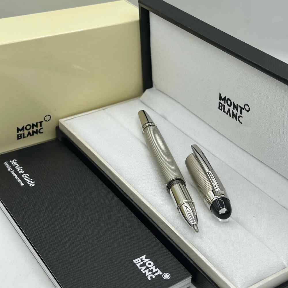 Mont Blanc Silver Premium Writing Pen