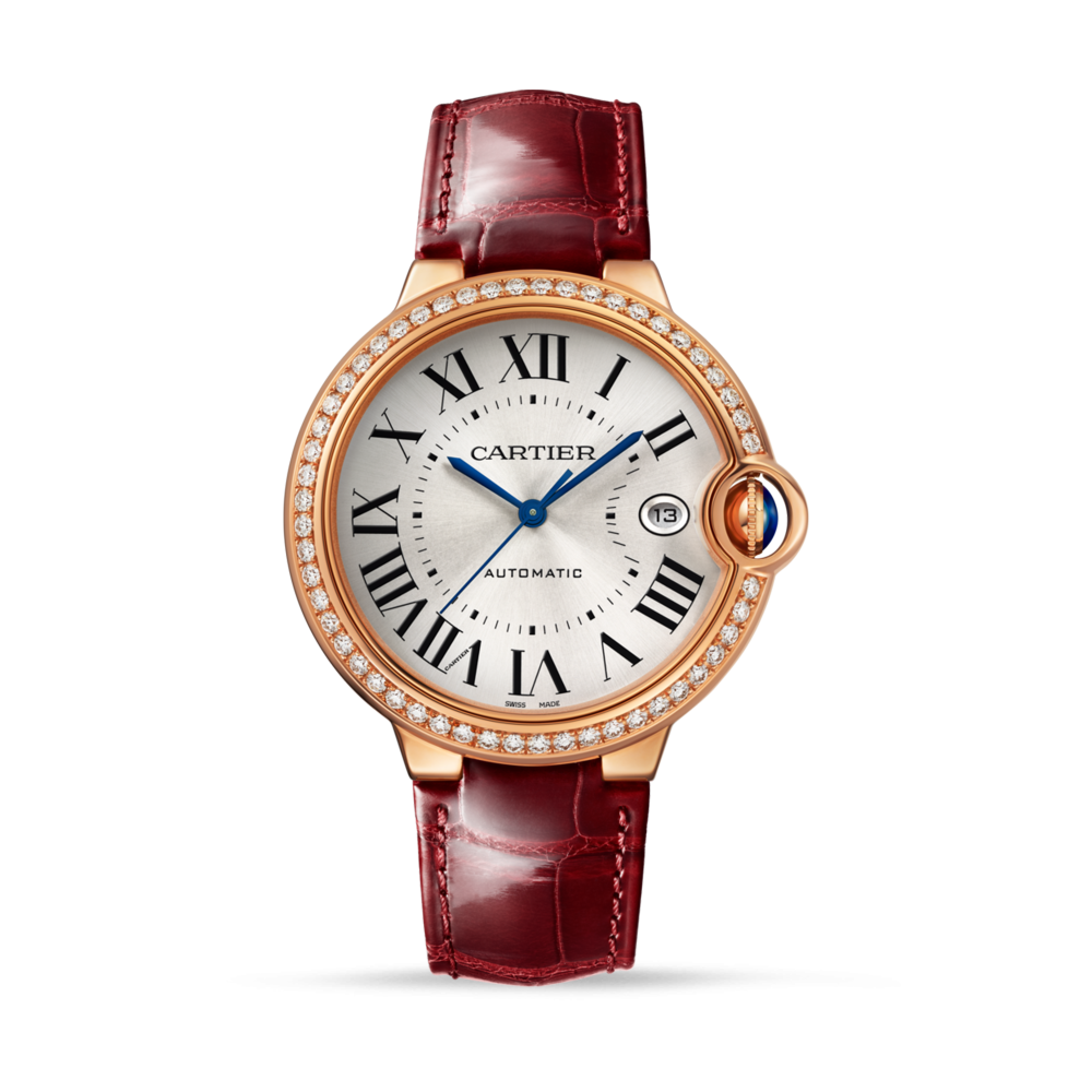 Cartier Ballon Bleu de 18K Rose Gold Watch WJBB0056