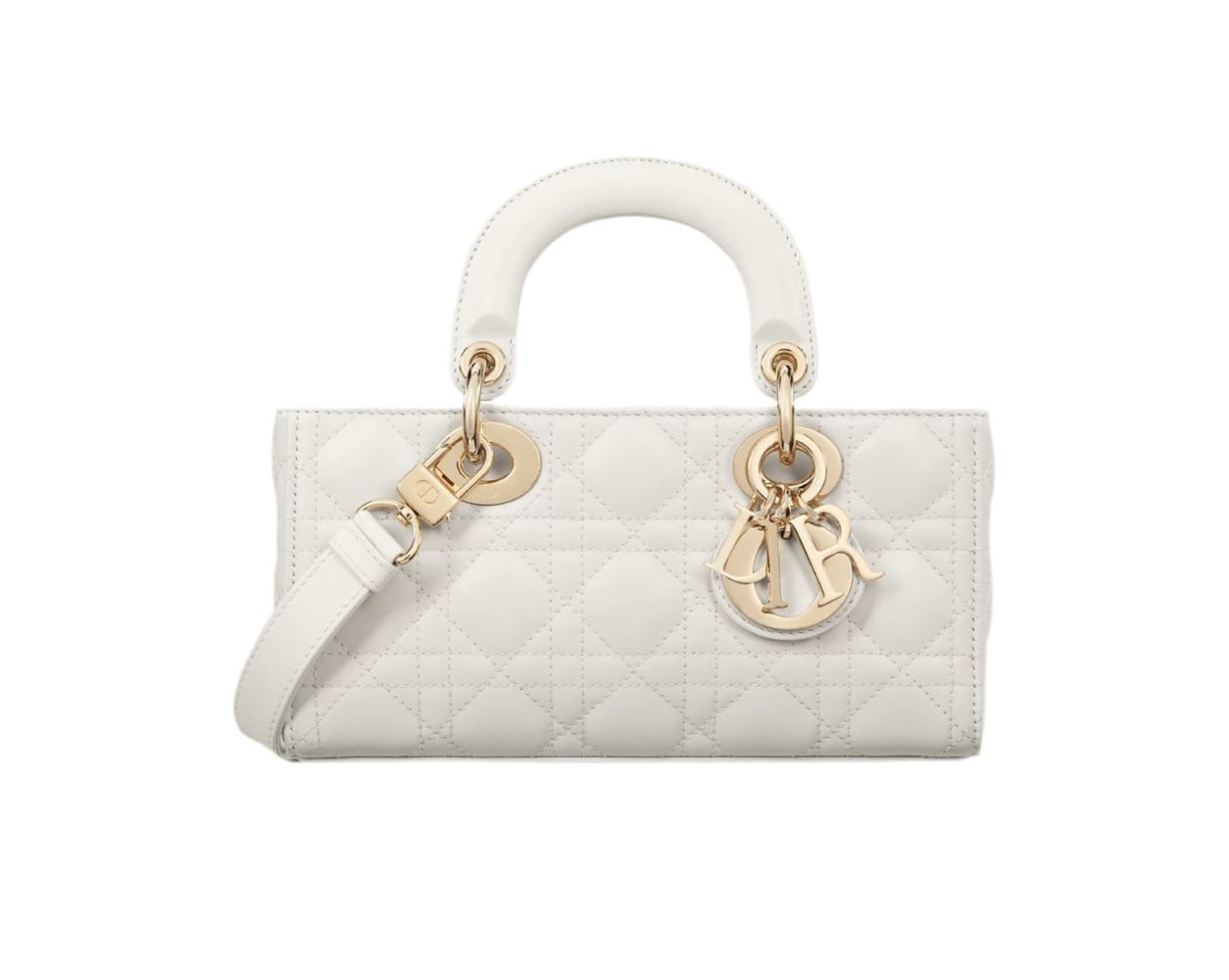 Dior Lady D Joy White Handbag