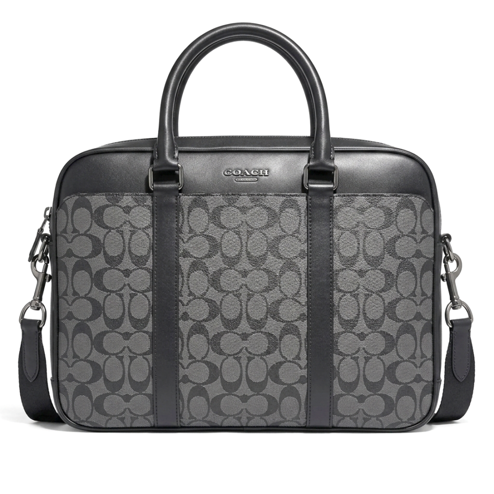Coach Perry Signature Briefcase Laptop Bag