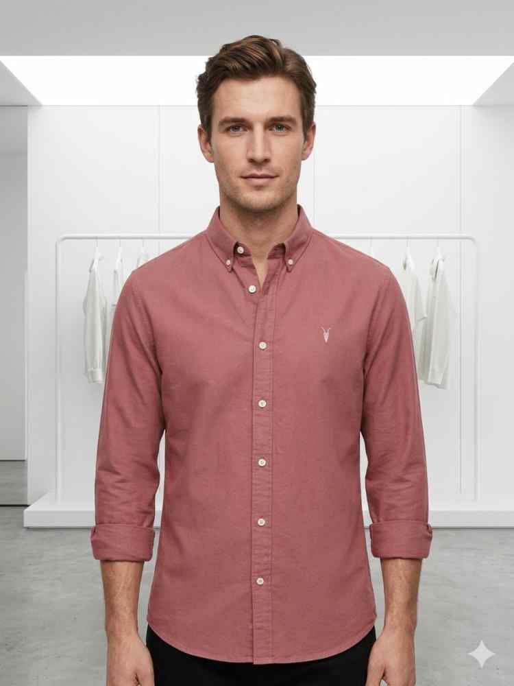 YSL Pink Premium Quality Cotton Shirt