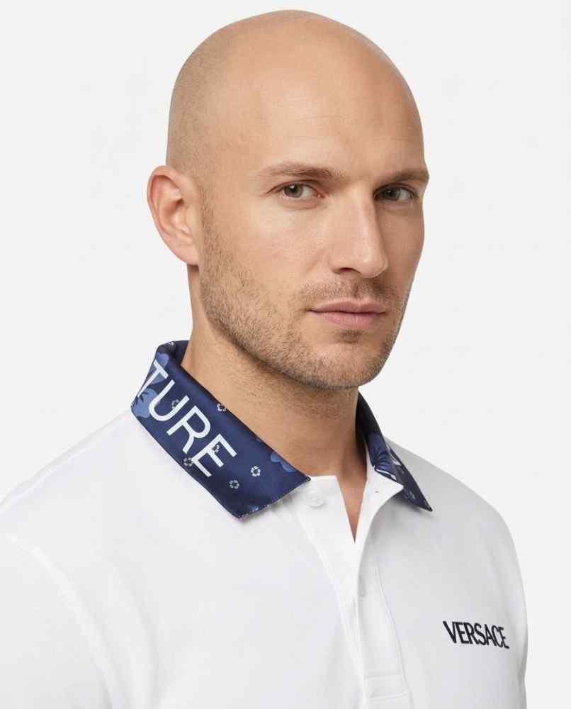 Versace White Premium Quality Polo T-shirt
