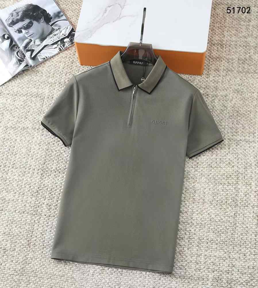 Gucci Grey Premium Quality Polo T-shirt
