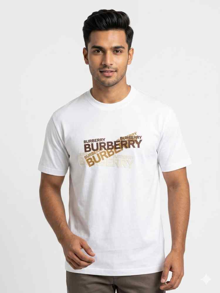 Burberry White Premium Exclusive Polo T-shirt