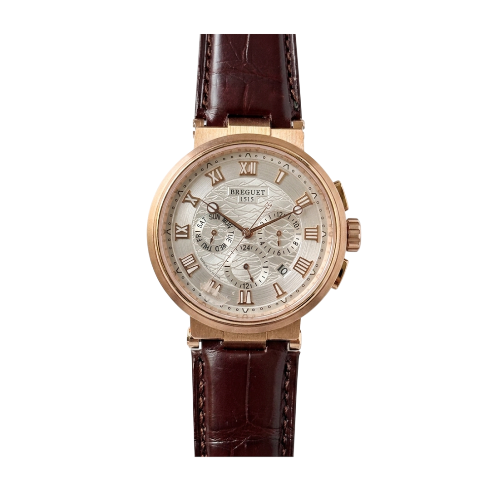 Breguet Marine Chronographe 5527BR/12/5WV 18k Rose Gold Watch